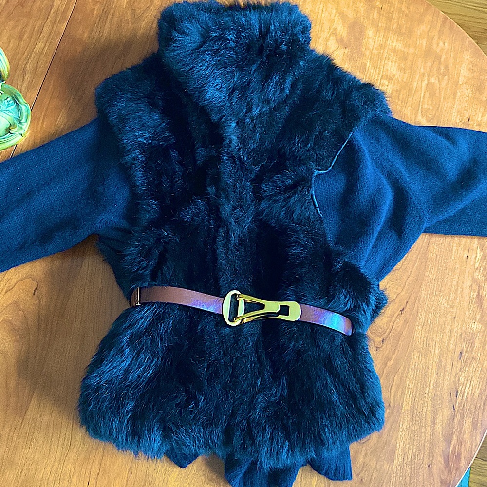 Opossum fur vest